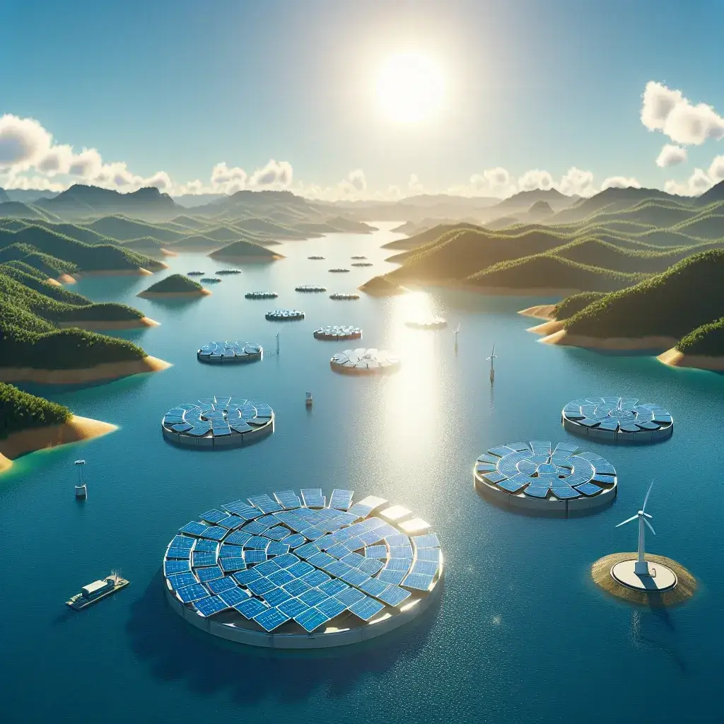 Startups lançam sistemas de energia solar flutuante em reservatórios brasileiros