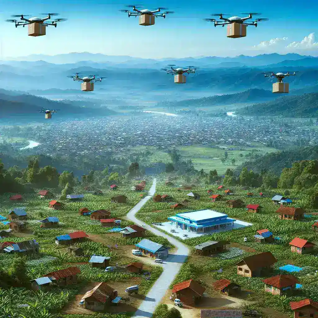 Hospitais testam drones para entrega de remédios em áreas isoladas